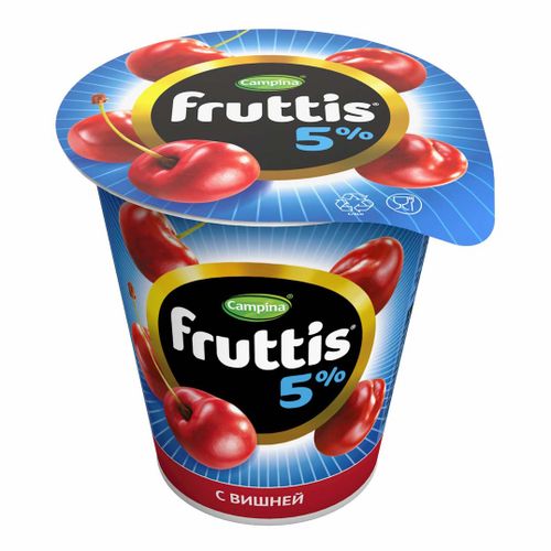Йогуртный продукт Fruttis Сливочное лакомство вишня 5% БЗМЖ 290 г