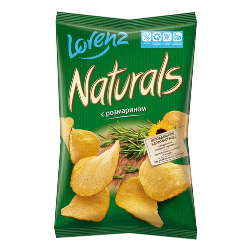 Чипсы картофельные Lorenz Naturals с розмарином 100 г