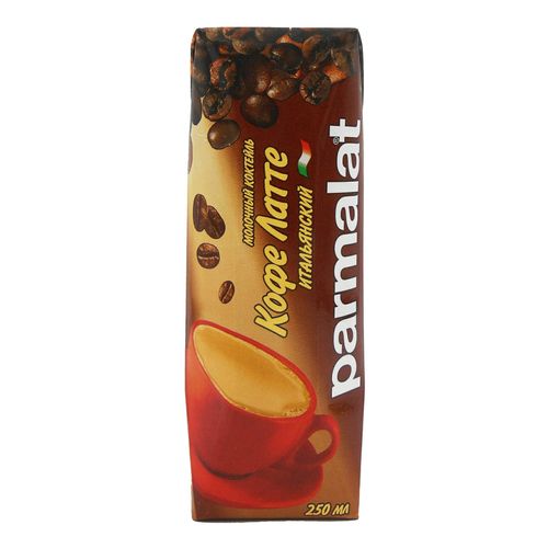 Молочный коктейль Parmalat кофе латте 2,3% 250 мл