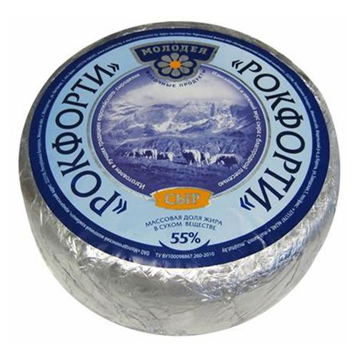 Сыр мягкий Молодея Рокфорти 55% ~2,5 кг