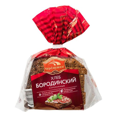Хлеб Черемушки Бородинский ржаной в нарезке 390 г