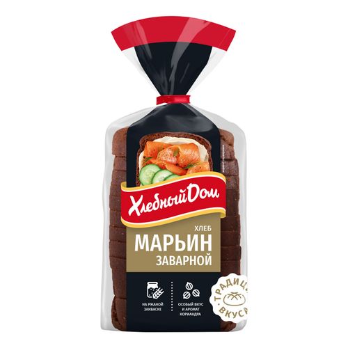 Хлеб Хлебный Дом Марьин ржано-пшеничный в нарезке 350 г