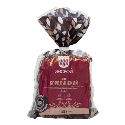 Хлеб Магнит Бородинский ржано-пшеничный в нарезке 400 г