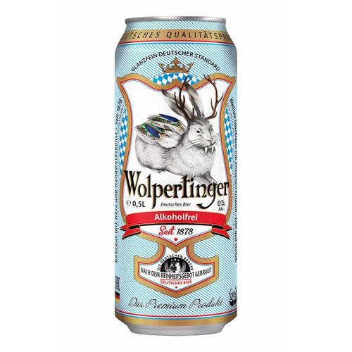 Безалкогольное пиво Wolpertinger Alkoholfrei светлое фильтрованное пастеризованное 500 мл