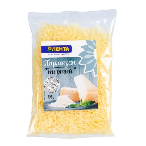Сыр твердый Лента Пармезан тертый 150 г