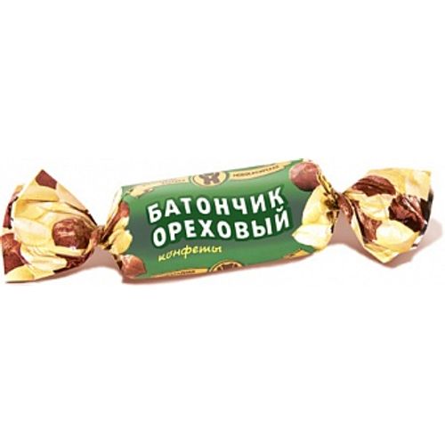 Конфеты Новосибирская шоколадная фабрика Батончик ореховый ~1 кг