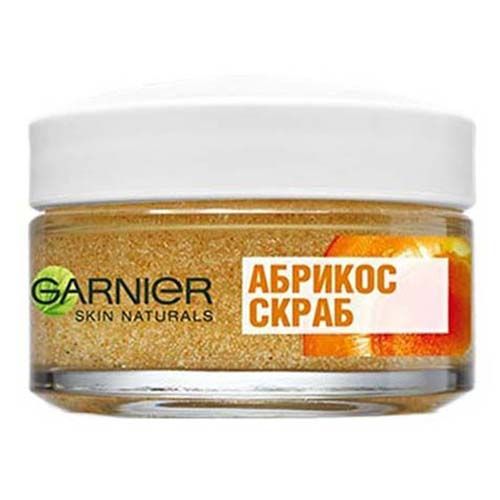 Скраб для лица Garnier Skin Naturals Абрикос Очищающий и придающий сияние кожи 50 мл