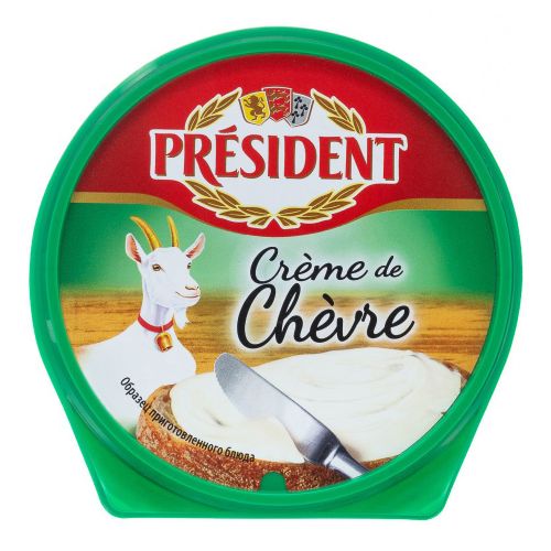 Сыр плавленый President Creme De Chevre 50% 125 г