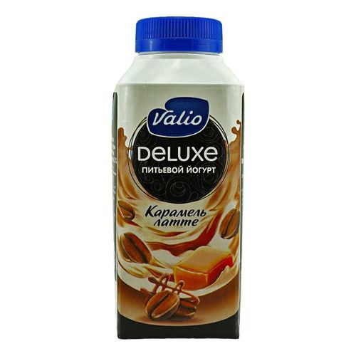 Йогурт питьевой Valio Deluxe Карамель-Латте 2,1% БЗМЖ 330 г