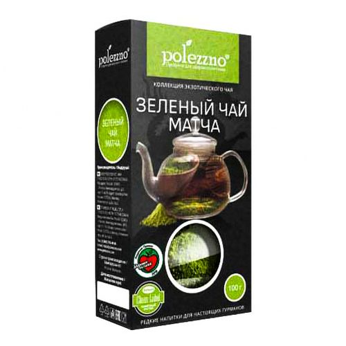 Чай растворимый Pollezno Матча зеленый 50 г