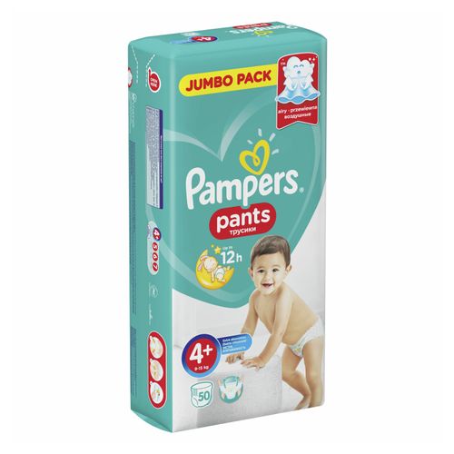 Подгузники-трусики Pampers Pants 4+ (9-15 кг) 50 шт