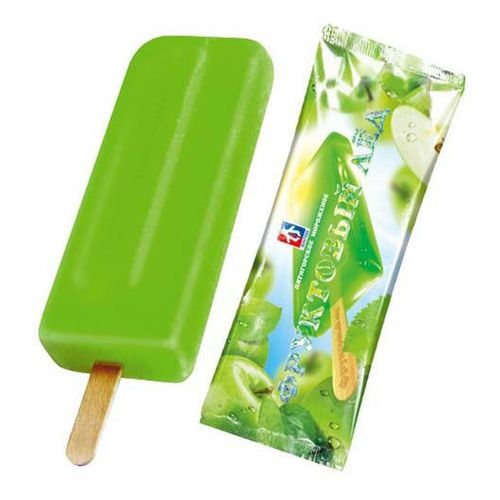 Фруктовый лед Пятигорское мороженое Зеленое яблоко 100 г