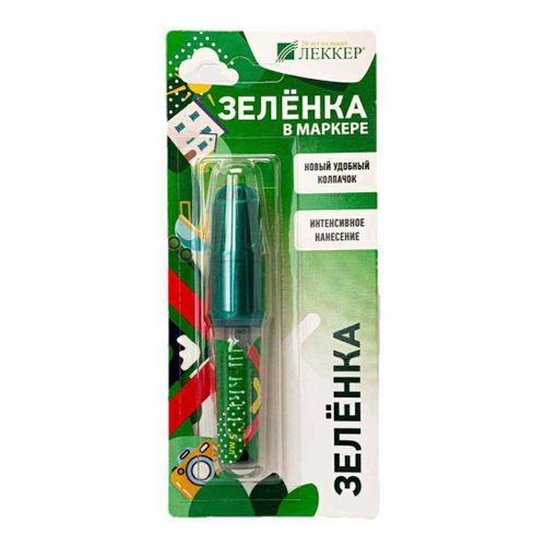 Зеленка в маркере Леккер-БЗ-2 (тип 2) 1% 5 мл - купить с доставкой на ...