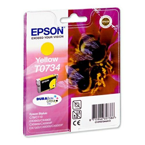 Картридж для струйного принтера Epson T0734 C13T10544A10 желтый