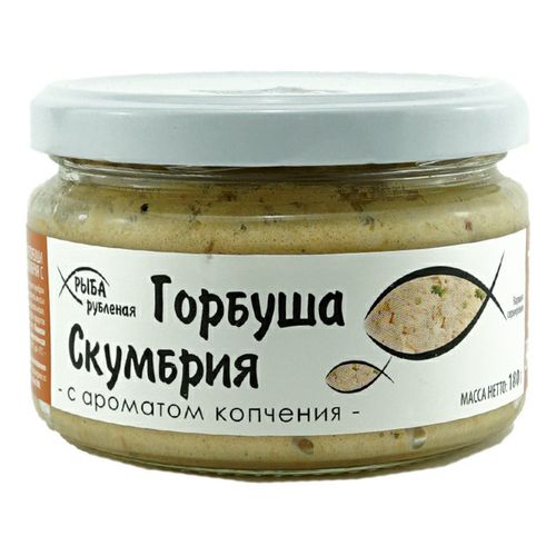 Паста Европром из горбуши-скумбрии с ароматом копчения 180 г