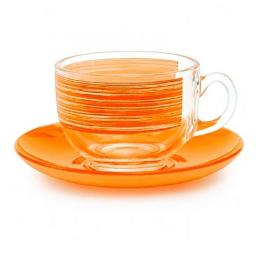 Чайные пары Luminarc Brushmania Orange на 6 персон 12 предметов