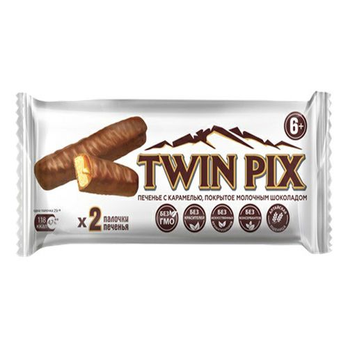 Печенье для детского питания Савинов Twin Pix с карамелью покрытое ...