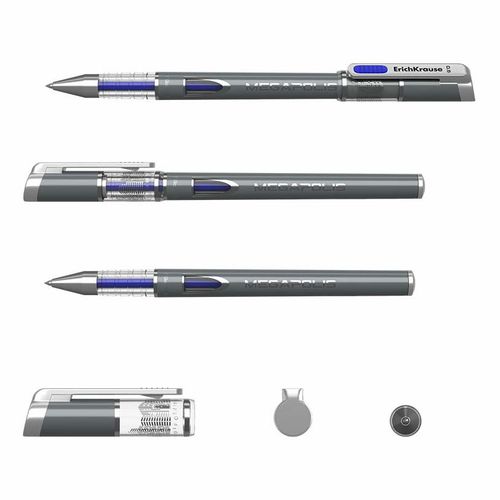 Ручка гелевая ErichKrause Megapolis пишущий узел 0,5 мм линия письма 0,4 мм цвет чернил синий