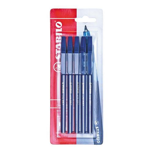 Ручки шариковые Stabilo 808 Liner синие 5 шт