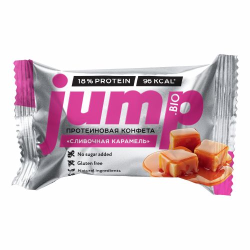 Конфета протеиновая Jump one орехово-фруктовая со вкусом Сливочная карамель 30 г