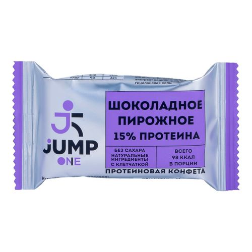 Конфета орехово-фруктовая Jump one Шоколадное пирожное 30 г