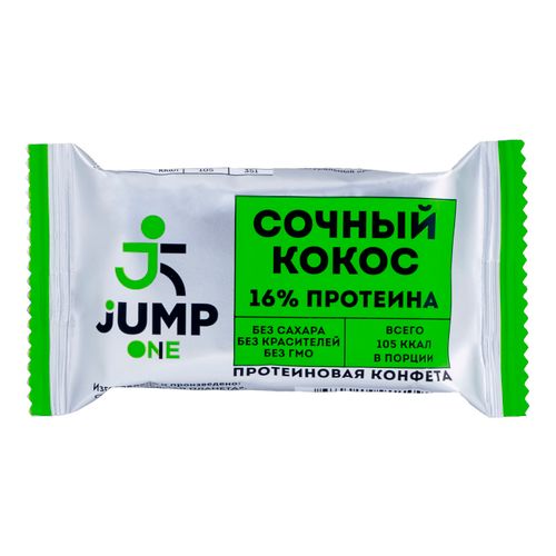 Конфета орехово-фруктовая Jump one Сочный кокос 30 г