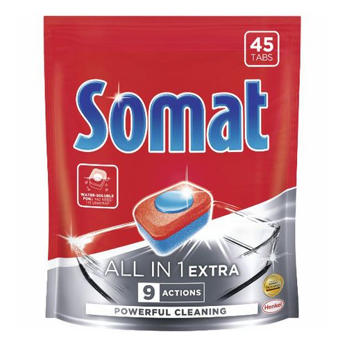 Таблетки для мытья посуды Somat All-in-one Extra 45 шт