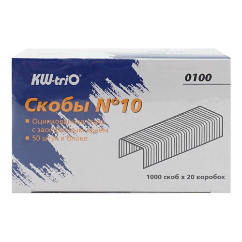 Скобы KW-trio N10 1000 шт, 20 упаковок