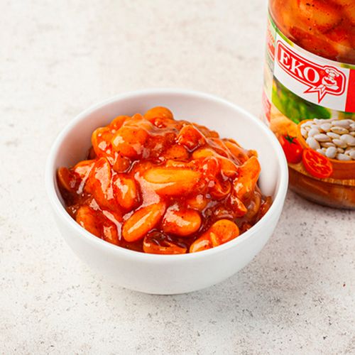 Фасоль, запеченная в томатном соусе , пошаговый рецепт на ккал, фото, ингредиенты - vicky