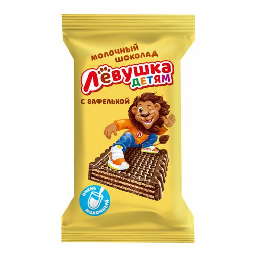 Конфеты шоколадные Левушка детям с вафлями - купить с самовывозом в ...