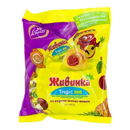 Конфеты желейные Живинка Tropic sea ананас-вишня 1 кг - купить с ...