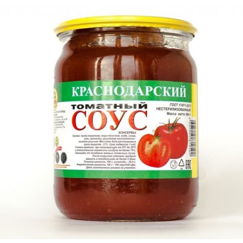 Соус Капитан припасов Краснодарский томатный 520 г