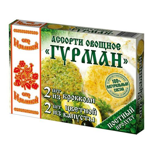 Котлеты овощные От Ильиной Ассорти Гурман 300 г