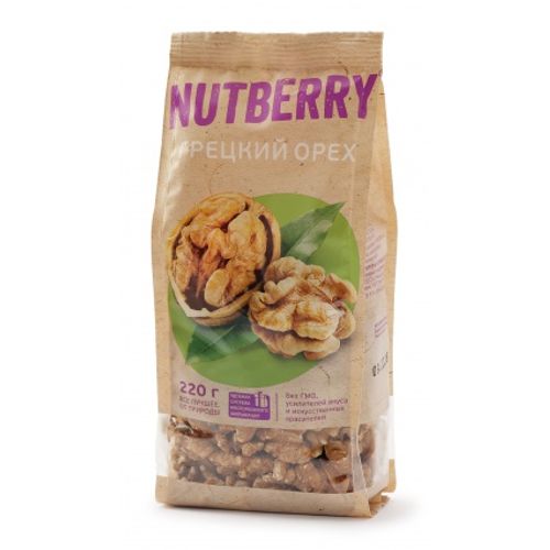 Грецкие орехи Nutberry жареные очищенные 100 г