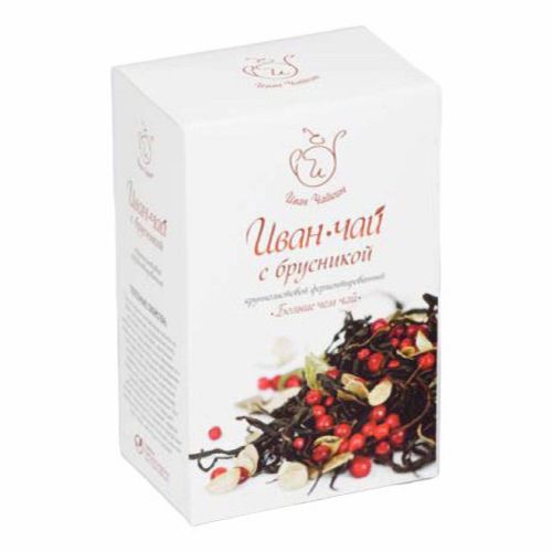Травяной чай Иван-чай крупнолистовой с брусникой 50 г