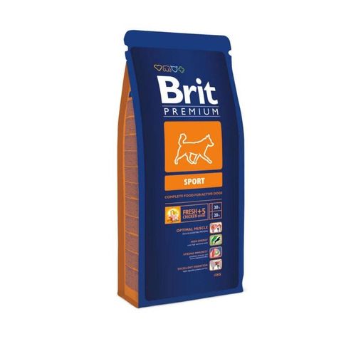 Сухой корм Brit Premium с курицей для собак 15 кг