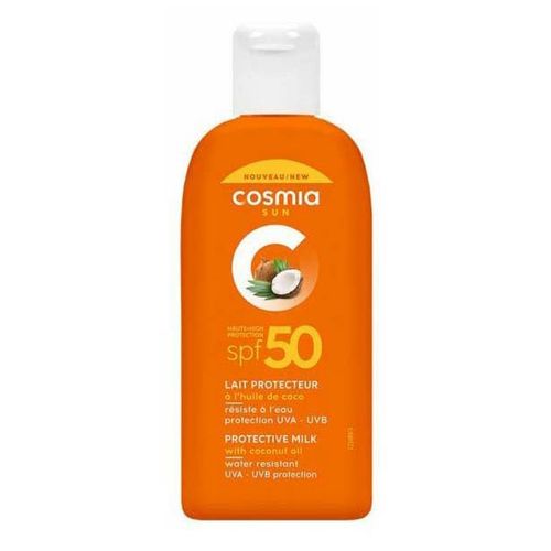 Молочко солнцезащитное Cosmia с кокосовым маслом SPF 50 100 мл
