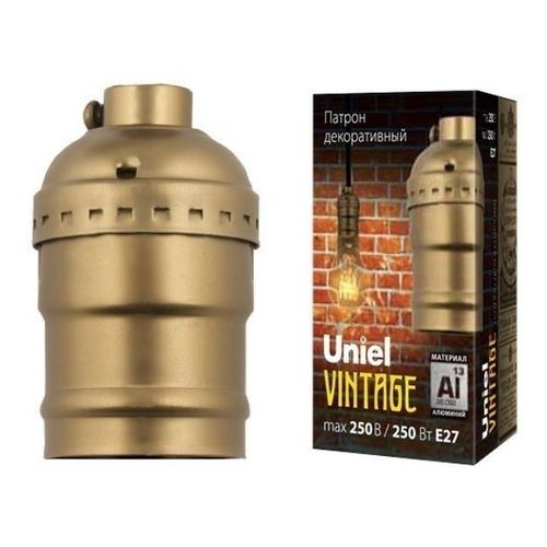 Патрон Uniel Vintage DLCVH01E27 Bronze купить с самовывозом в