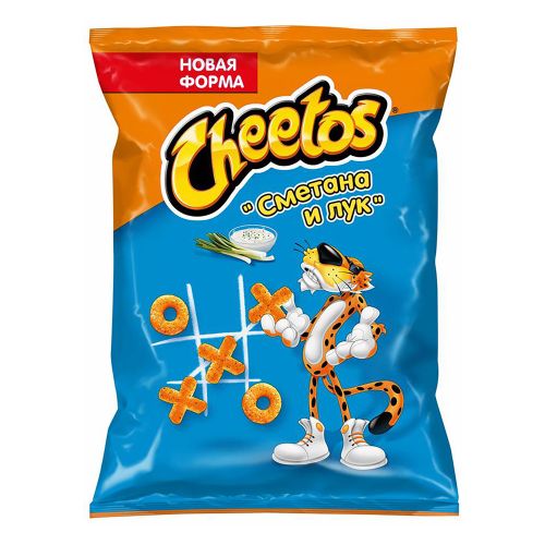 Чипсы кукурузные Cheetos сметана и лук 85 г