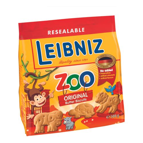 Печенье Bahlsen Leibniz Zoo original 100 г