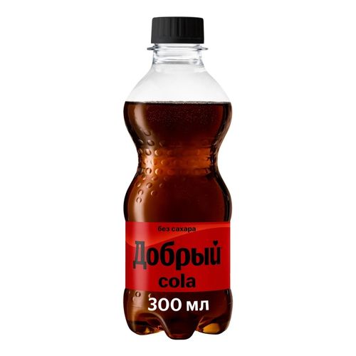Газированный напиток Добрый Cola без сахара 300 мл - купить с ...