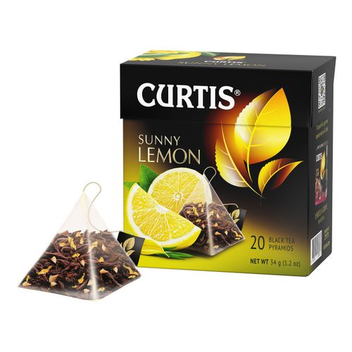 Чай черный Curtis Sunny Lemon в пакетиках 1,8 г х 20 шт