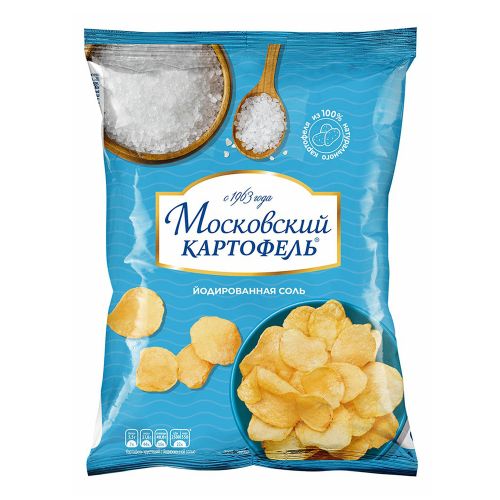 Чипсы картофельные Московский картофель с йодированной солью 70 г
