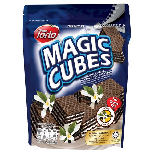 Вафли Magic Cubes с ванильной начинкой 150 г