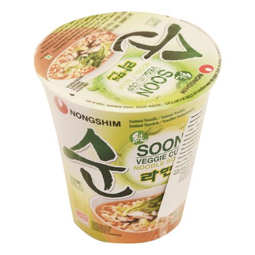 Лапша Nongshim Soon veggie soup быстрого приготовления 67 г