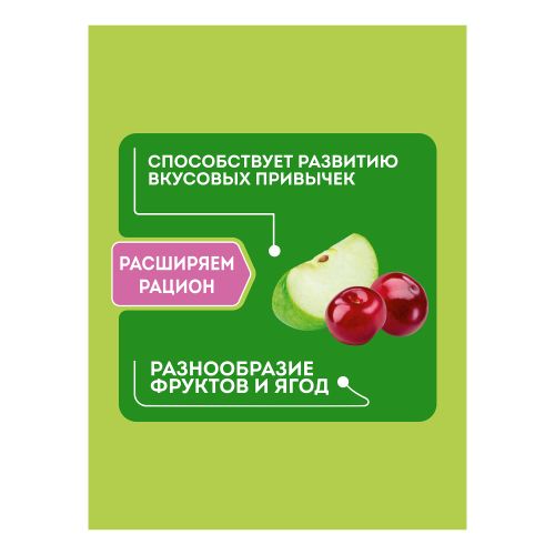 Каша Heinz Лакомая многозерновая молочная яблоко-вишня с 6 месяцев 200 г