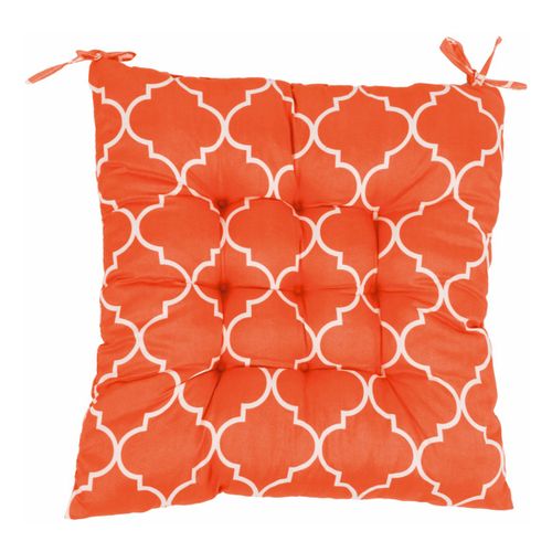 Подушка для стула Giardino Club 40 х 40 х 6 см полиэстер оранжевая