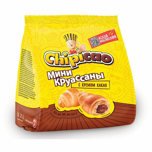 Круассаны Chipicao мини с кремом какао 50 г