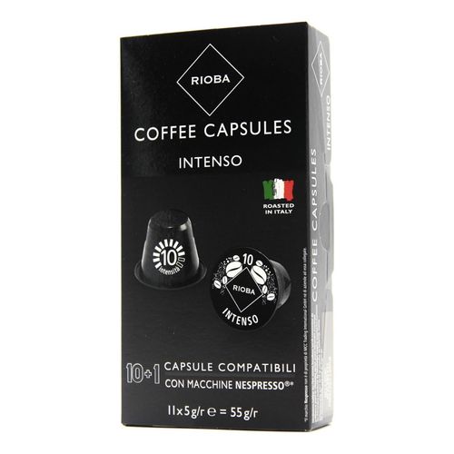 Кофе Rioba Espresso Intenso в капсулах 5 г х 11 шт