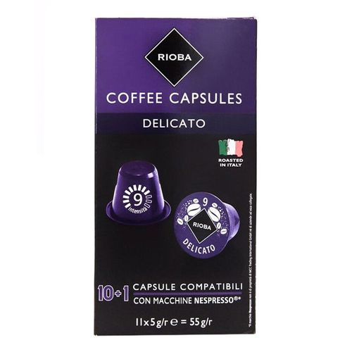 Кофе Rioba Espresso Delicato в капсулах 5 г х 10 шт
